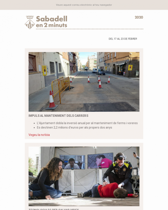 Del 17 al 23 de febrer