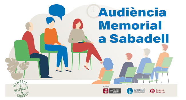Recupera el vídeo de l'Audiència Memorial a Sabadell. Vivències personals i familiars durant la Guerra Civil o el Franquisme