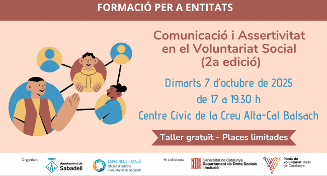 Comunicació i Assertivitat en el Voluntariat Social (2a edició)