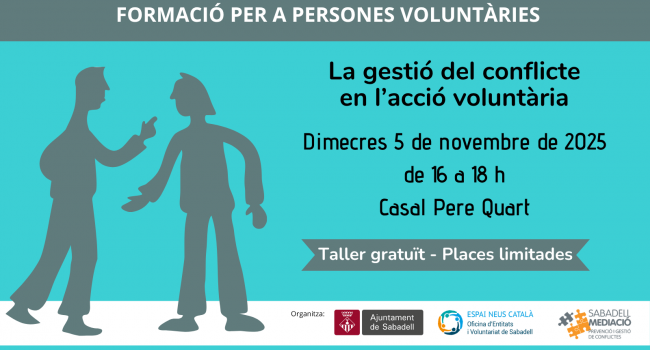 La gestió del conflicte en l'acció voluntària
