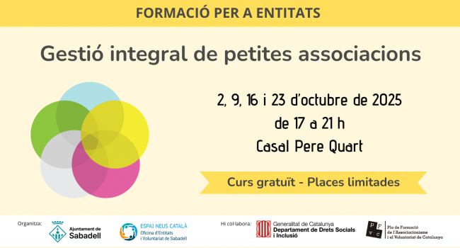 Gestió integral de petites associacions