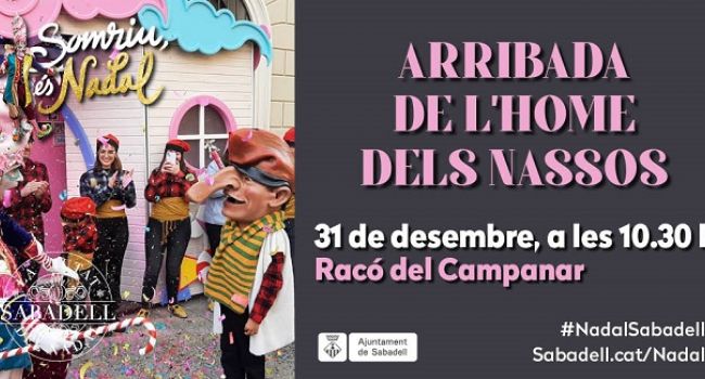 L’Home dels Nassos torna a Sabadell per acomiadar l’any