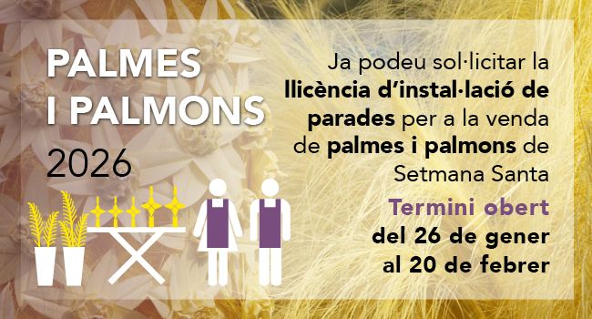 Palmes i palmons 2026