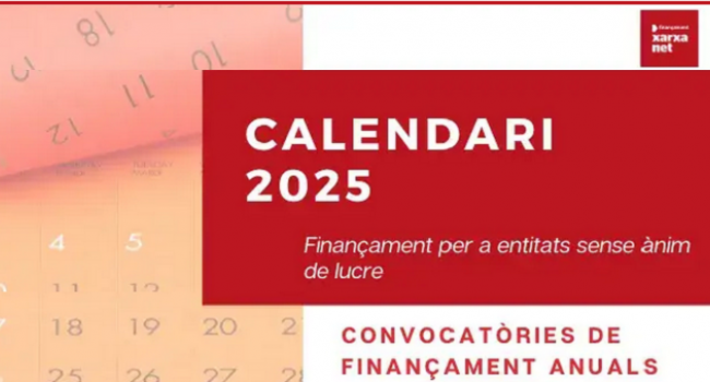 Finançament per a entitats sense ànim de lucre