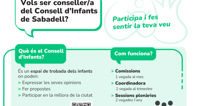 RENOVACIÓ MEMBRES DEL CONSELL D'INFANTS 2026