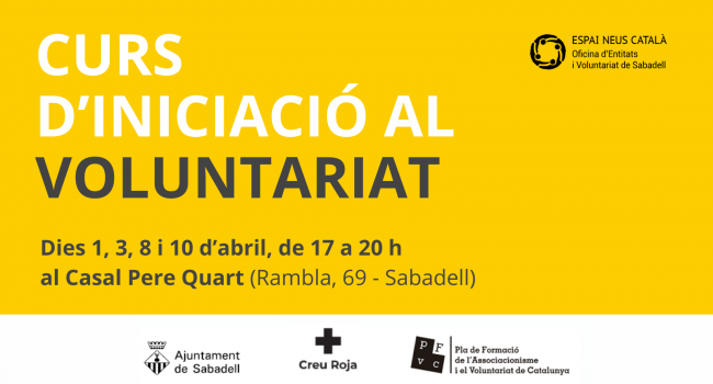 Curs d'Iniciació al Voluntariat