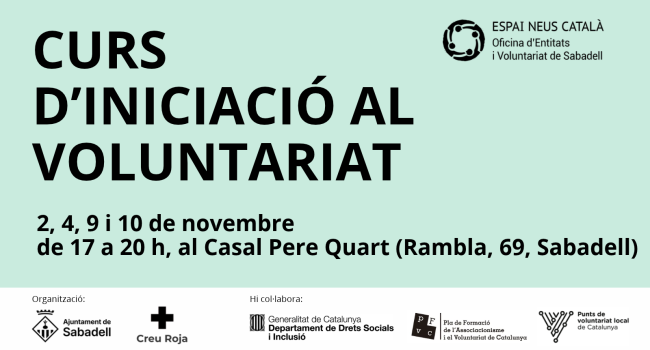 Curs d'Iniciació al Voluntariat