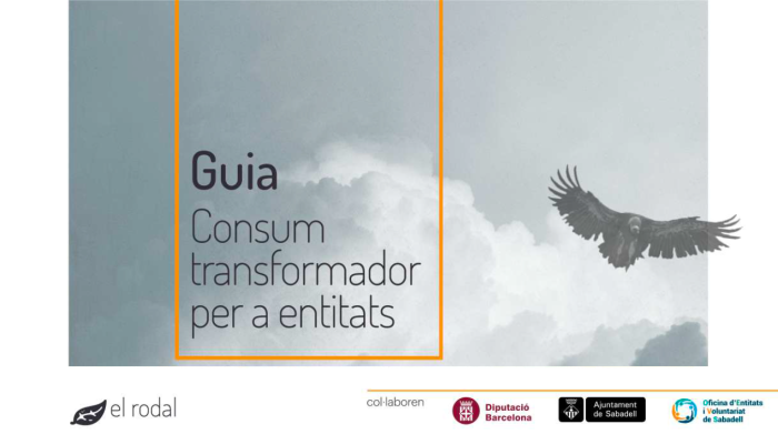 Guía de consum transformador per a entitats