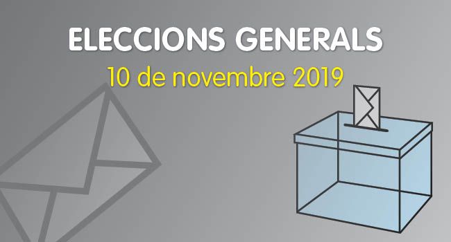 Eleccions Generals,10 de novembre de 2019