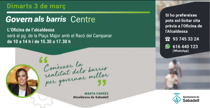 Govern als barris: Centre