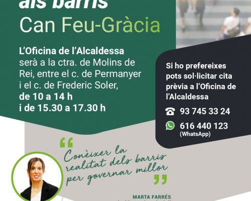 Govern als barris Can Feu-Gràcia