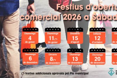 Festius d'obertura comercial
