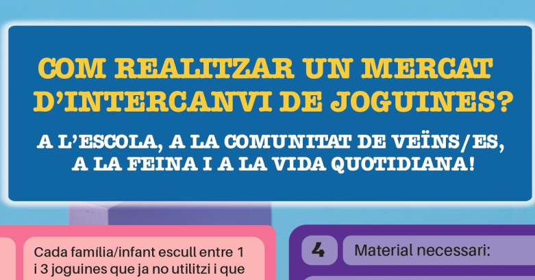 Com realitzar un mercat d'intercanvi de joguines?
