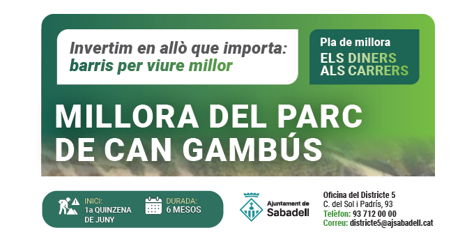 Millora del Parc de Can Gambús