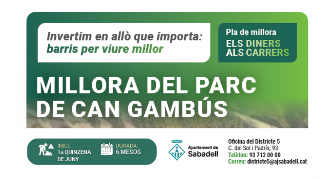 Millora del Parc de Can Gambús