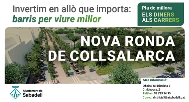 Tall temporal al trànsit en sentit nord, entre el c. de la Llanera i el c. de Vinhamala