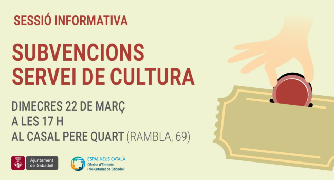Subvencions Servei de Cultura