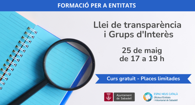 Llei de Transparència i Grups d'Interès