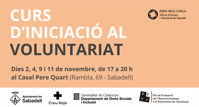 Curs d'Iniciació al Voluntariat