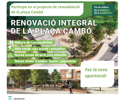 Renovació integral de la plaça Cambó