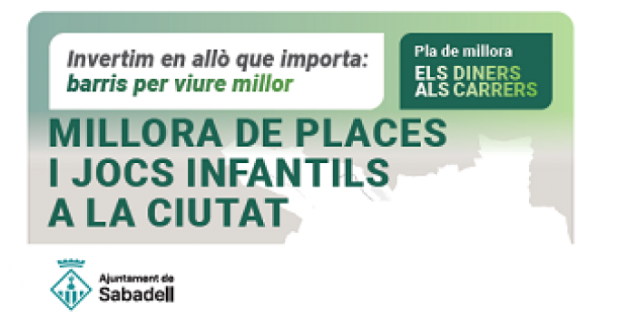 Millora de places i jocs infantils