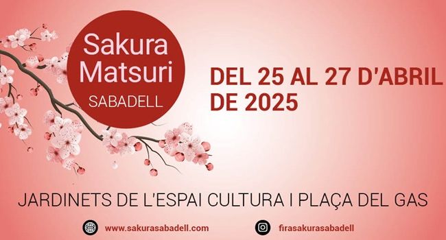 Sabadell acull la quarta edició del Sakura Matsuri del 25 al 27 d’abril