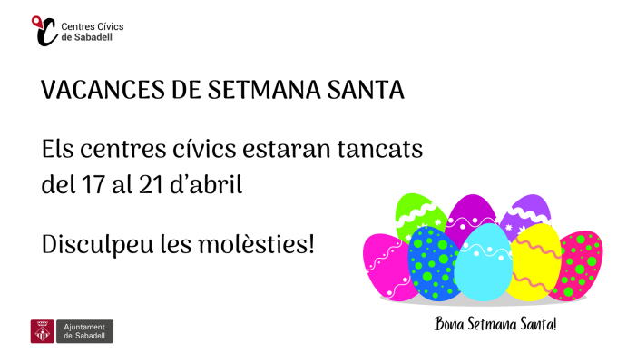 Vacances de Setmana Santa