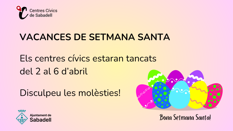 Vacances de Setmana Santa