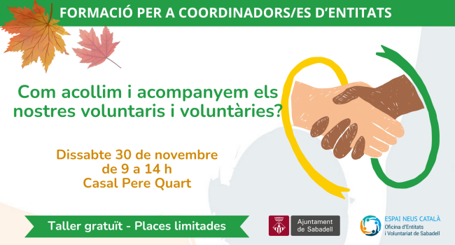 Com acollim i acompanyem els nostres voluntaris i voluntàries?