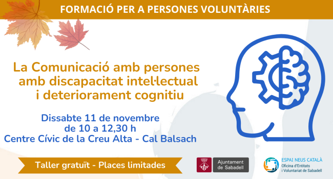 La Comunicació amb persones amb discapacitat intel·lectual i deteriorament cognitiu