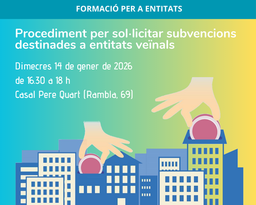 Taller: Justificació subvencions entitats veïnals