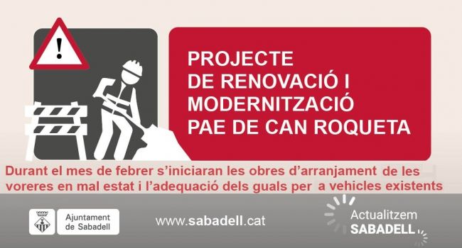 Projecte de renovació i modernització PAE de Can Roqueta