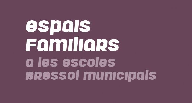 Espais Familiars a les escoles bressol municipals 2023-2024