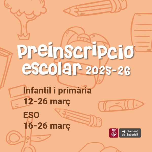 Preinscripció 2025-26