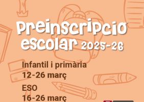 Preinscripció 2025-26