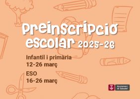 Preinscripció 2025-26