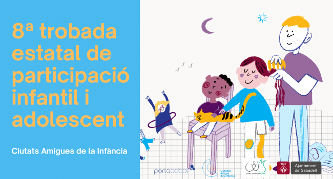 Representants del Consell d'Infants i Adolescents de Sabadell a la 8a Trobada Estatal de Participació Infantil