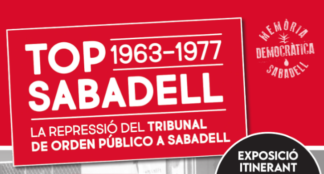 TOP SABADELL (1963-1977), exposició itinerant i amb visites guiades
