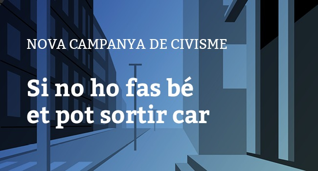 Nova campanya de civisme