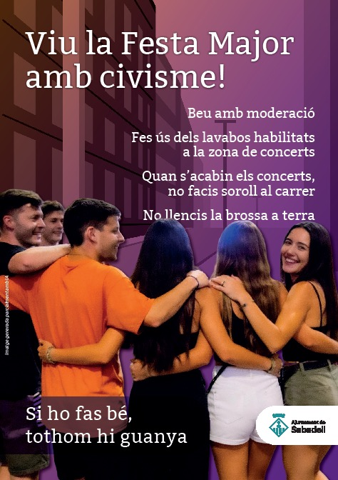 Viu la Festa Major amb civisme!