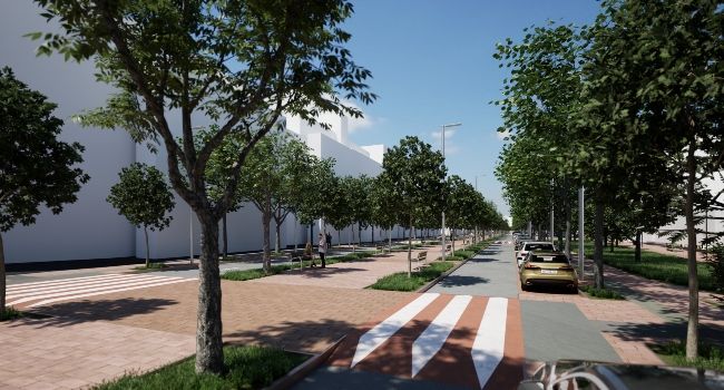 La ronda de Collsalarca es transformarà en un nou espai verd i de convivència, amb més zones d’estada, aparcament i seguretat per a tothom