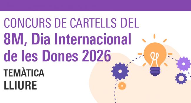 Oberta la convocatòria per participar al concurs de cartells del 8M de 2026