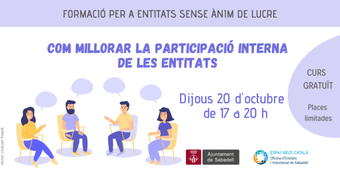 Millorem la participació interna a la nostra entitat