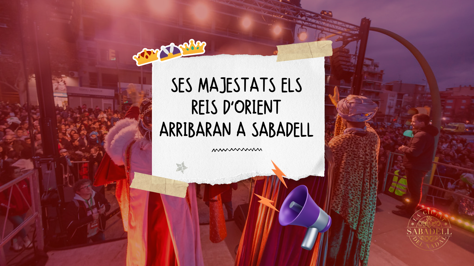 Ses Majestats els Reis d’Orient arribaran a Sabadell