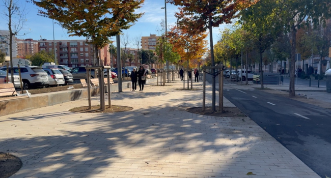 La Via Alexandra reobre avui com un espai més accessible, segur i agradable