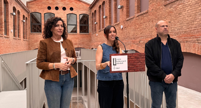 Sabadell inaugura l’Escola de Restauració amb l’ambició de convertir-la en un referent europeu del sector