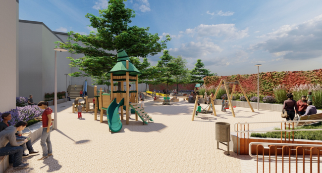 Sabadell impulsa la renovació de places i espais infantils amb l’adjudicació de dues noves obres a les places Granada i Fidela Renom