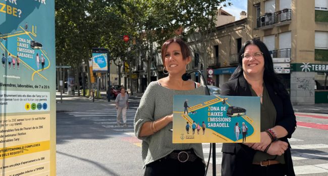 Sabadell activa la Zona de Baixes Emissions sense sancions inicials i amb autoritzacions per minimitzar l’impacte social i econòmic