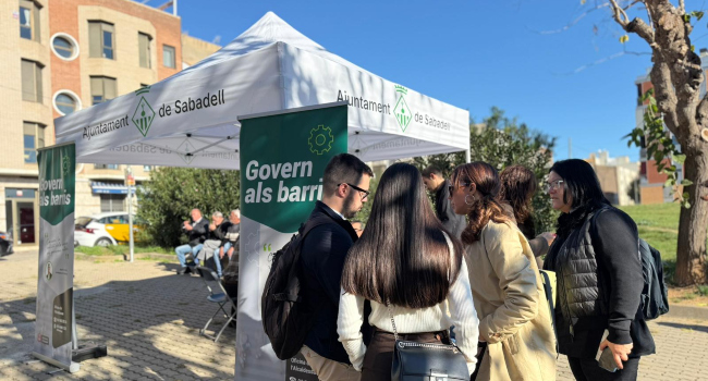Nova jornada d’El Govern als barris, que avui es desplega als Merinals