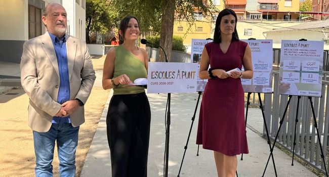 L’Ajuntament destina més de 15 milions d’euros aquest mandat a millorar els centres educatius de tota la ciutat